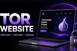 build, redesign, copy, clone a private and secured onion website on tor network