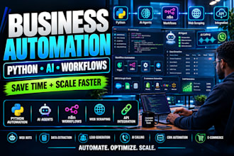 n8n ai voice agent,python,web bot,web scraping,chrome extension,lead generation