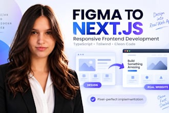 convert figma to a fast next js react saas frontend