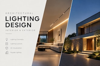 do interior exterior architectural lighting design 3d stage lighting