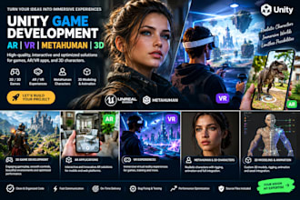 develop unity games, ar VR mobile game