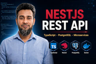 develop a scalable nestjs rest api with typescript