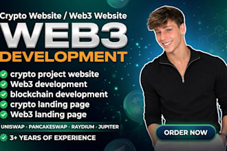 develop a web3 dapp, blockchain application and wallet integration