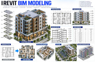 create detailed revit bim models for residential and commercial projects