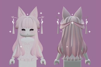 create custom 3d ugc hair for roblox