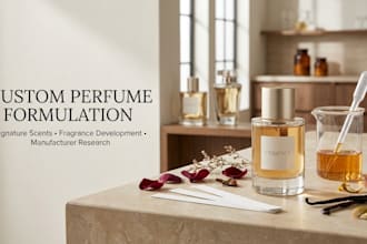 formulate long lasting custom perfume, natural fragrances cologne and scents