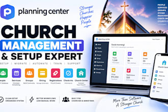 do planning center church management, planning center setup, services, giving