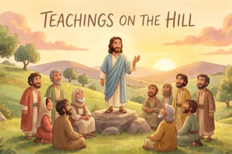 illustrate bible theme children story picture book  bible story christian story