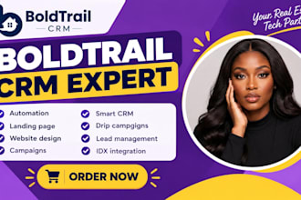 setup boldtrail kvcore, boldtrail landing page, smart CRM and campaigns