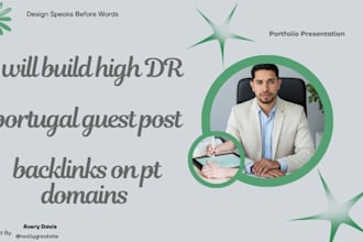 build high DR portugal guest post backlinks on pt domains