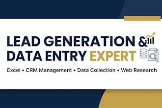 professional lead generation and data entry