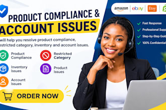 resolve amazon product campaliance retricted category inventory account issues