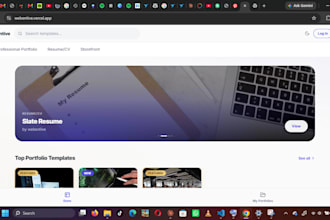 design and develop a responsive front end website