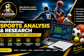 do professional sports analysis research and statistics