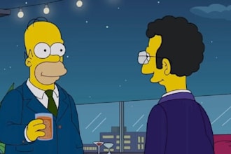 create 2d simpsons animation, rick and morty, family guy animation