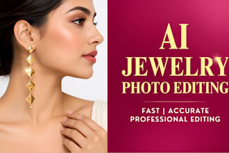 do professional jewelry photo editing retouching and ai enhancement