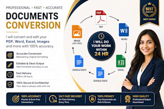 convert PDF to word and scanned PDF to editable word