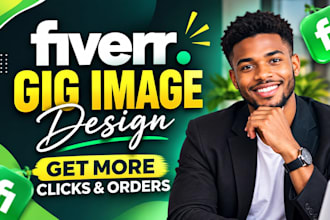 design clickable fiverr gig image and fiverr gig thumbnail to boost clicks