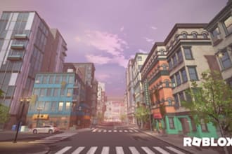 build custom roblox map, open world city, roblox game simulator and tycoon map
