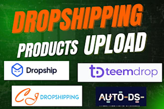 upload add dropship teemdrop zendrop autods cj dropshipping products upload