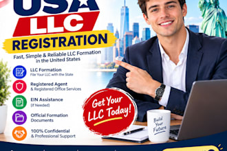 provide USA llc formation, ein, and business registration