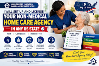 set up and license your non medical home care agency in any US state