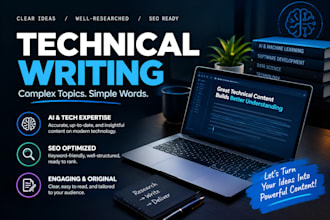 write technical articles about technology and ai