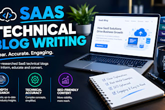 write saas technical blog writing