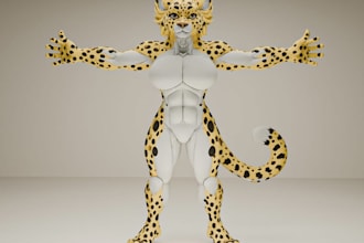 vrchat avatar, furry avatar ,vrchat furry avatar, vr character, vrc furry