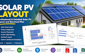 design your solar pv system layout and electrical plan