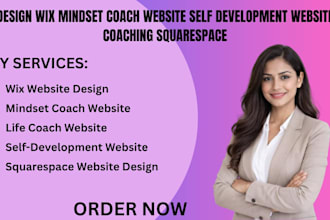 design wix mindset coach website self development website coaching squarespace