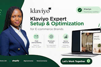 be your klaviyo expert for email marketing flows and shopify marketing