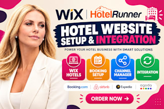 do wix hotels hotelrunner setup hotel booking and channel manager integration