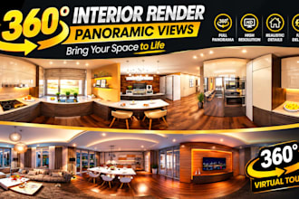 create stunning 360 panorama virtual tours for architecture and real estate