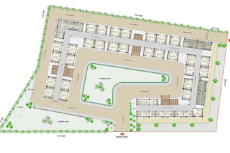 help draw site plan from google map,2d property layout for real estate marketing
