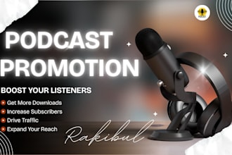 grow your podcast with professional organic promotion