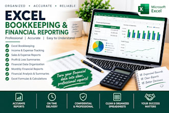 create excel bookkeeping and financial reports