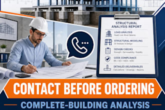structural load calculations for steel, concrete, and wood structure