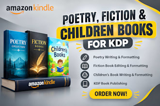 format poetry, fiction and children books for KDP