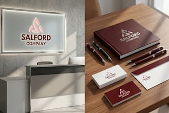 design modern minimalist business logo with brand identity