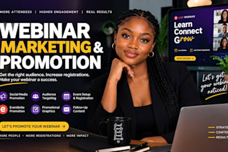 promote webinars with webinar marketing, event promotion and social media today