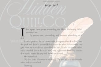 provide a complete clean paranormal romance manuscript