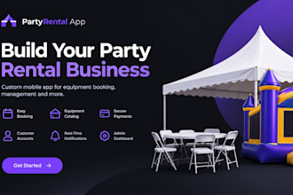 build a party equipment rental booking app for your business