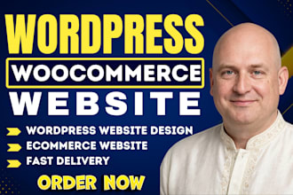 create wordpress woocommerce website, ecommerce onlone store and webshop