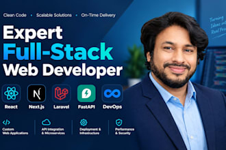 be your expert full stack developer