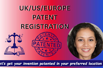 write and file a patent for your invention in UK US eu or pct
