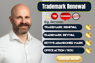 renew trademark and revive abandoned mark with uspto, office action, extension