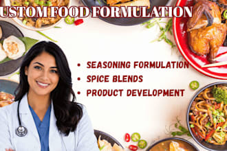 create custom seasoning blends, spice recipes and food formulations