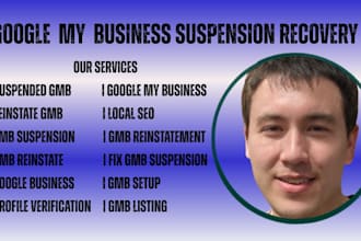 fix gmb suspension and reinstate google my business profile local seo
