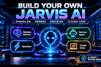 build jarvis ai assistant cowork with openclaw, hermes, obsidian and claude code